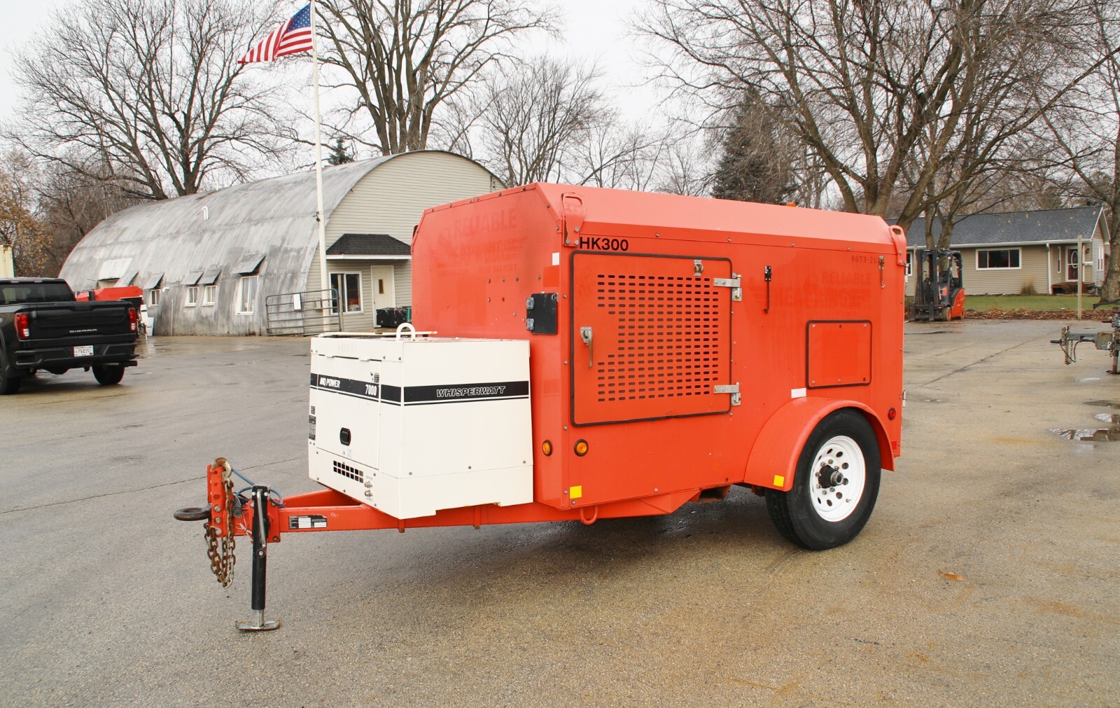 2015 Heat King HK300 Towable Hydronic Ground Heater w/ Generator Thaw Cure eBay