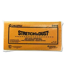 CHICOPEE CHIX STRETCH n' DUST CLOTHS TOWELS, PKG/20, 24" x 24", ORANGE YELLOW