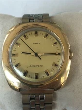 Vintage Gold Timex NEW BATTERY