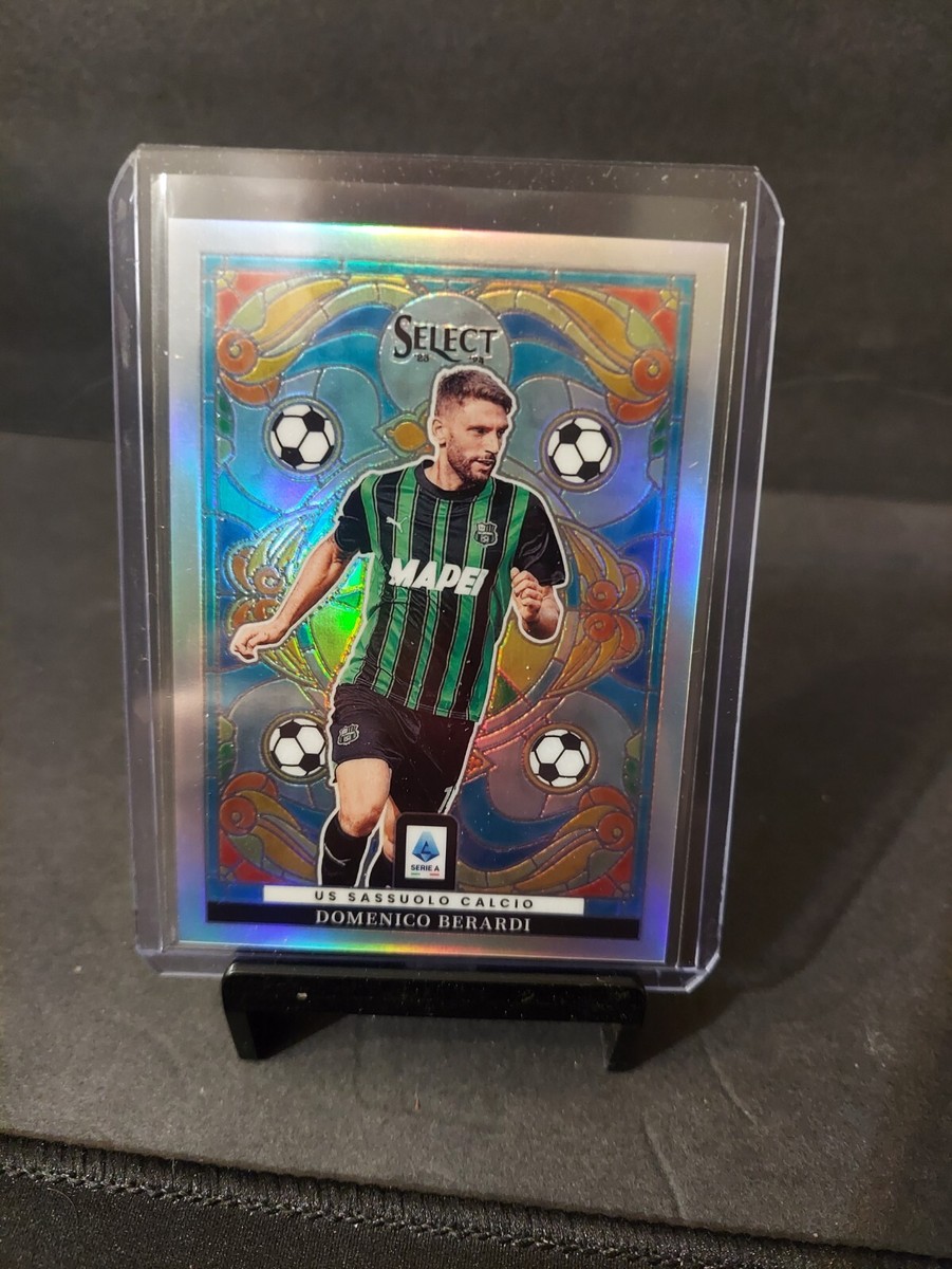 2023-24 Panini Select Serie A Domenico Berardi Stained Glass case 