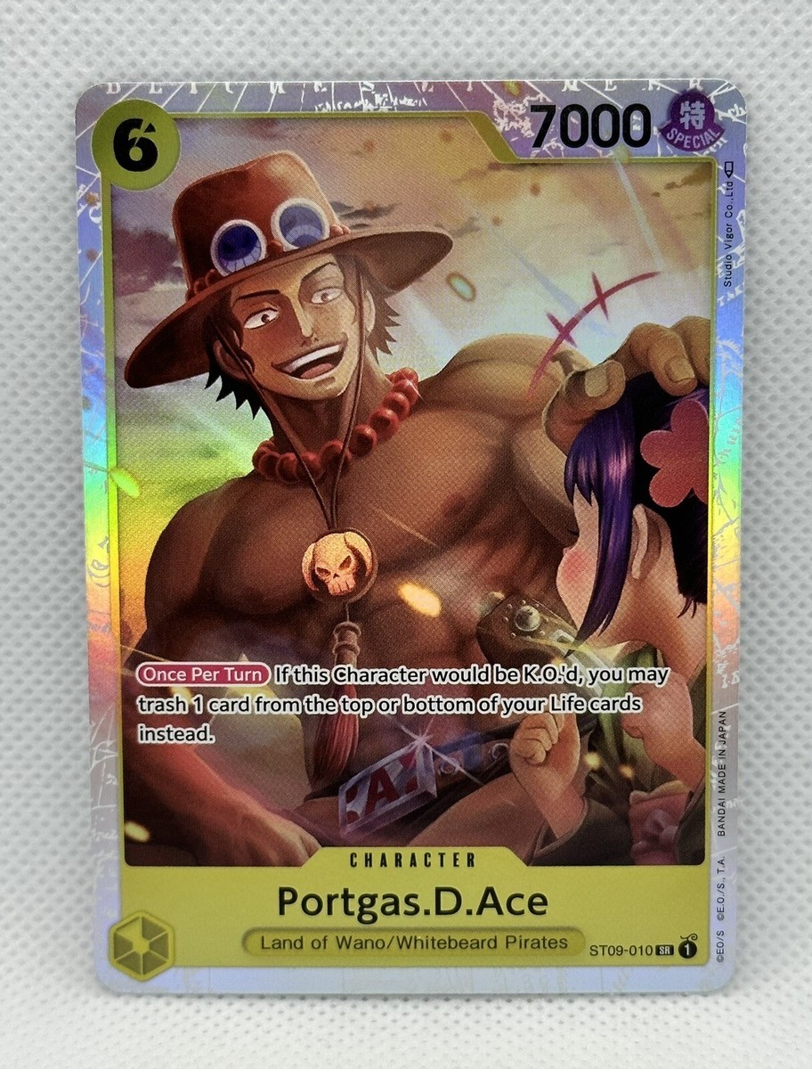 One Piece TCG Portgas.D.Ace ST09-010 SR Kingdoms of Intrigue
