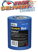 3M ScotchBlue 0.94 In. x 60 Yds. Original Multi-Surface Painter's Tape (6 Rolls)