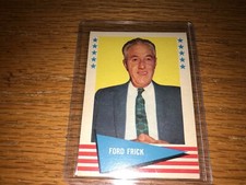 1961 Fleer Ford Frick #29  HOF