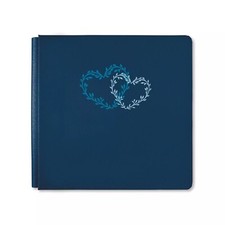 Creative Memories True 12x12 Something Blue Hearts Navy Album for Weddings