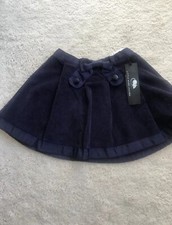 Little Marc Jacobs Joy- Grey corduroy bow detail/ zipper closure skirt Size: 5
