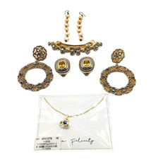 Unbranded Fashion Jewelry Bundle Mixed Lot of 5 Items Necklace Earrings Barrette