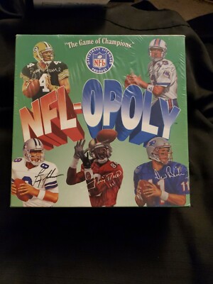 New Sealed 1994 NFL-Opoly Board Game USA Games Inc NFL licensed Monopoly
