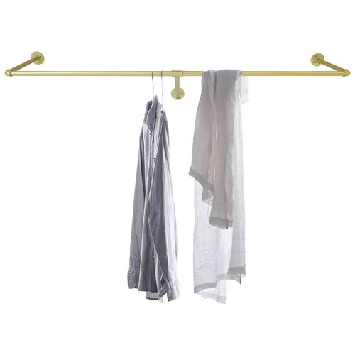 Wall Mount Metal Clothing Rack Wedding Dress Garment Display Shelf Pipe Display - Picture 3 of 12