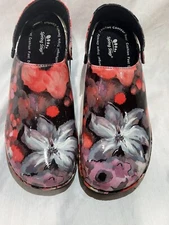 SPRING STEP Multicolored Floral Women’s Clogs Slip-on Women’s Size 7