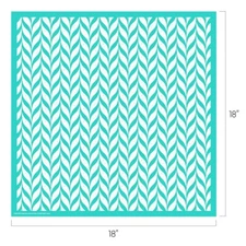 NEW “Candy Stick Chevron Pattern” Chalk Couture Chalk Transfer Stencil Size D