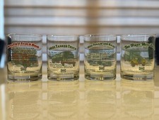 Hess 1996 Classic Truck Series Drinking Glasses Set Of 4 Cups - Never Used!