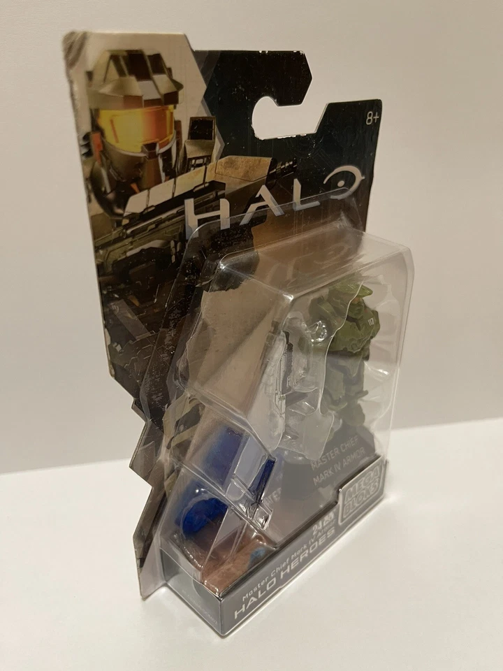 Rare Mega Bloks Halo Heroes Master Chief Mark IV Armor Series 1 ~Sweet Figure~ - Image 4 of 4
