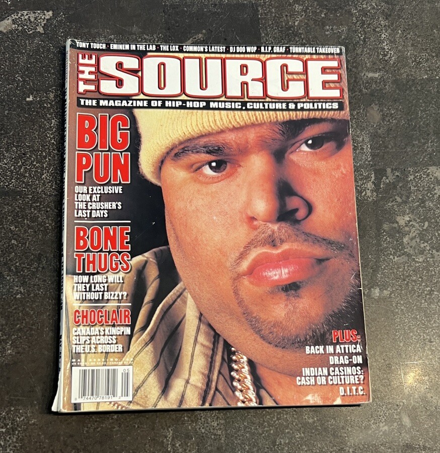 The Source Magazine, May 2000, Issue No. 128, Big Pun, Hip-Hop