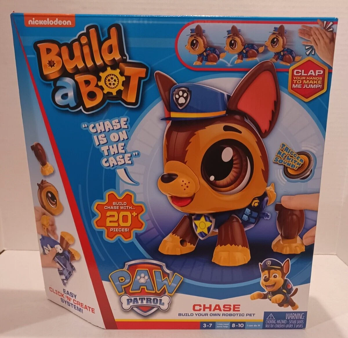 Paw Patrol Chase Robotic Build A Bot Toy Nickelodeon Robot Dog