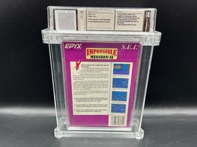 Impossible Mission II Nintendo NES WATA 9.8 A++ FACTORY SEALED GEM MINT VGA