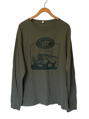 Castle Hill Cider Green Long Sleeve T-Shirt Men's XL Landy Bar Keswick VA Brewer