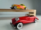 Vintage 1980 Hot Wheels Rolls Royce & 1982 Mercedes Benz 540K Diecast Lot