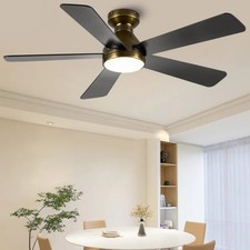 42 Dimmable LED Ceiling Fan 6 Speed Light Remote Motor Revers