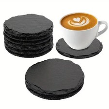 Slate Coasters Natural Square 10cm Craft Design Mat Wedding Engraving Wholesale