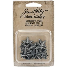 Idea-Ology Metal Adornments 27/Pkg-Stars - 2 Pack