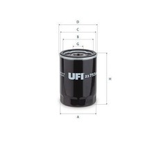 UFI Hydraulikfilter, Automatikgetriebe 23.753.00 für CADILLAC CHEVROLET HUMMER