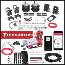 Firestone Rear Air Lift Bags Wireless Compressor Kit 11-16 Ford F-250 F-350 Sd