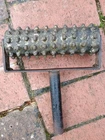 VINTAGE BRASS & IRON CONCRETE INDENT CRIMPING ROLLER