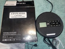 Portable CD Player with Headphones Compact Design CD Player