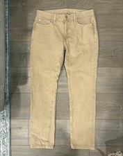 Outerknown Sea Drifter Tapered Fit Jeans Men's 31 X 32 Tan Denim