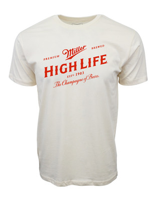 MILLER BEER ESTABLISHED GRAPHIC T SHIRT