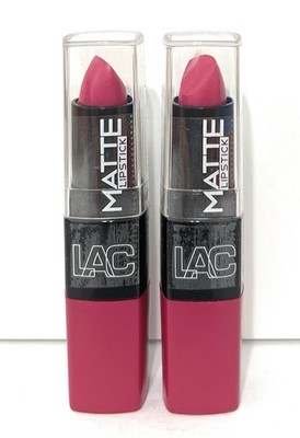 2 Pack Of L.A. Colors Matte Lipstick in Enchanting (CML467) - 0.13 oz (3.8g) New
