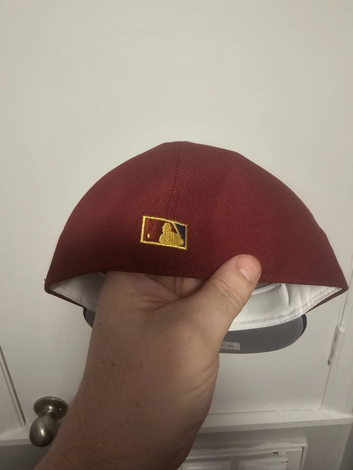 Sombrero de los Chicago Cubs 7 1/2 Sombrero Club Sangría Nuevo Foto 3 de 4