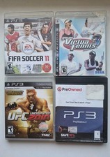 Lot Of 4 PS3 Games Sport UFC Undisputed 2010, FIFA 11, Virtual Tennis 3, Get Fit