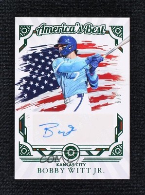 2025 Boys of Summer America's Best Signatures Emerald 5/5 Bobby Witt Jr Auto 1q7