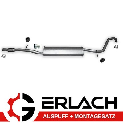 Mittelschalldämpfer für Fiat 500, 500C Auspuff 8329