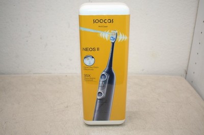 Soocas NEOS II Sonic Toothbrush & Oral Irrigator Water Flosser Black NEW Sealed