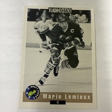 1992 Classic Draft Picks Flashback Promos Mario Lemieux #66 Pittsburgh Penguins