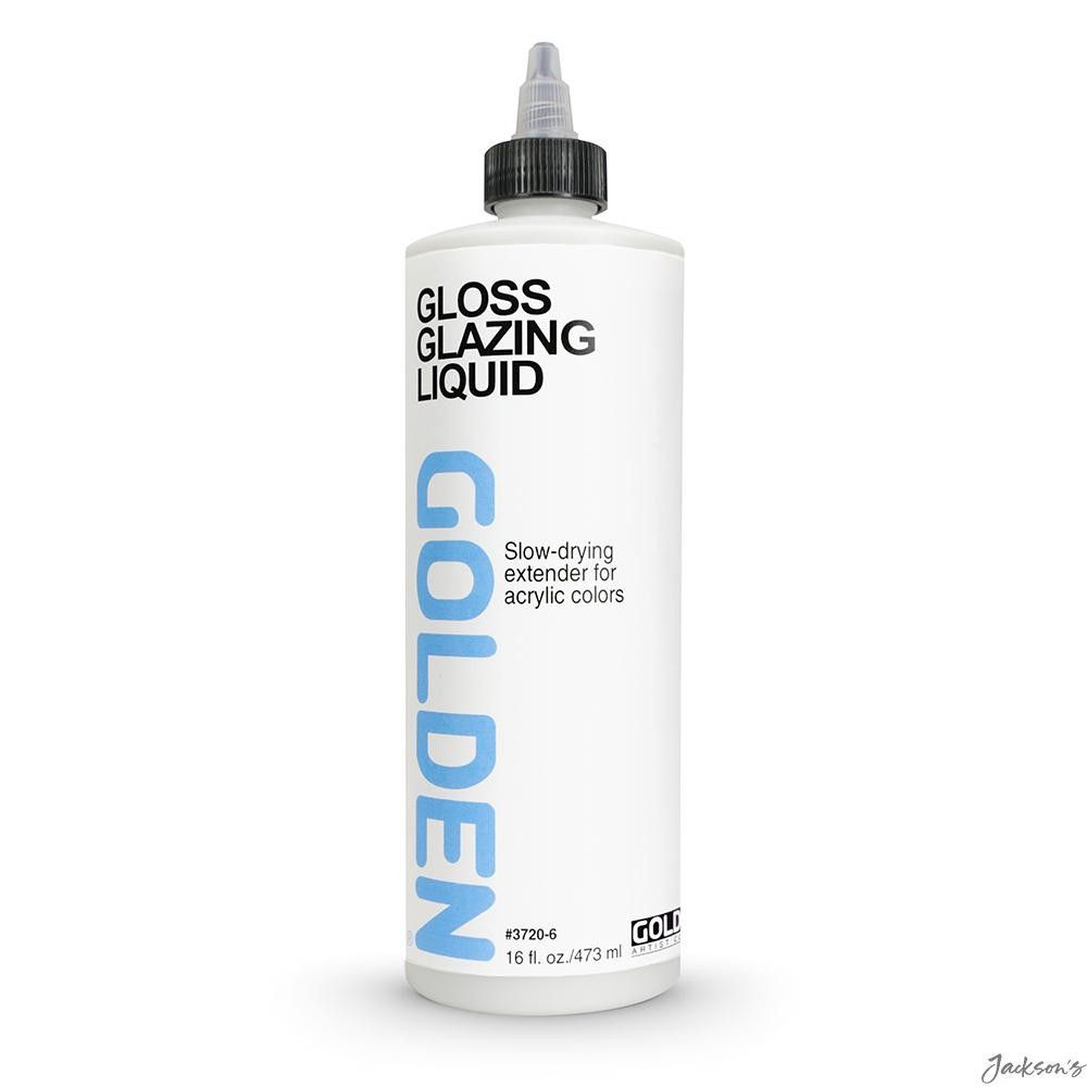 Golden Acrylic Glazing Liquid Medium Gloss 473ml For Acrylic Paint Glazes