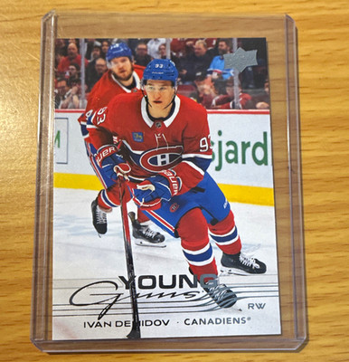 Upper Deck 2025-26 Series 1 Ivan Demidov Young Guns Rookie #205 Canadiens