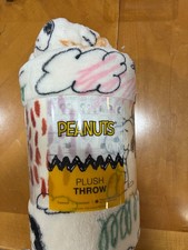 Peanuts Superset Oversized Plush Throw Blanket 5ft x 6ft The Big One Sealed New