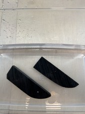 2 Medium Black Banded Knife Obsidian Flint Knapping Preform Blanks