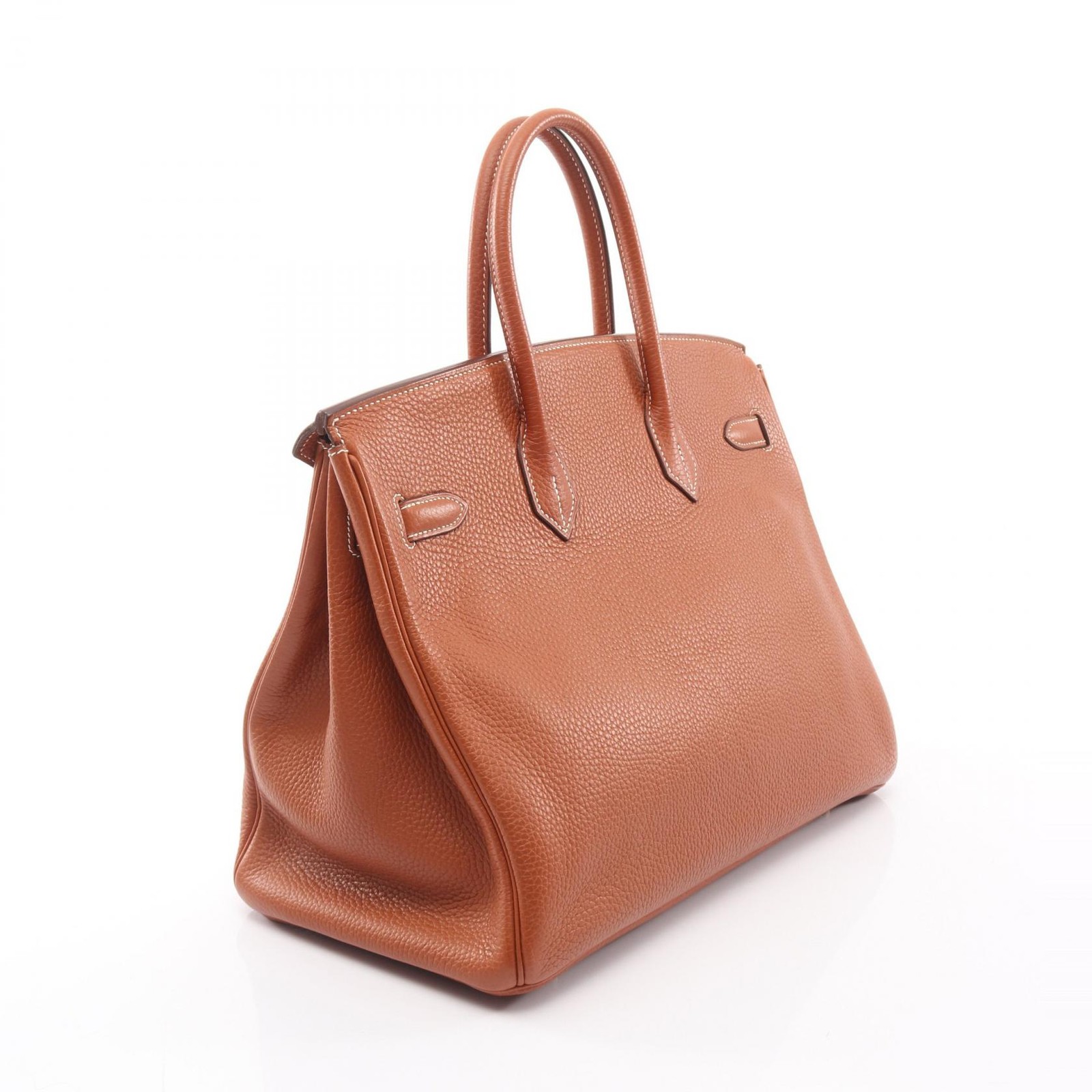 HERMES Birkin 35 Handbag I Taurillon Clemence Etrusque Used GHW image 2