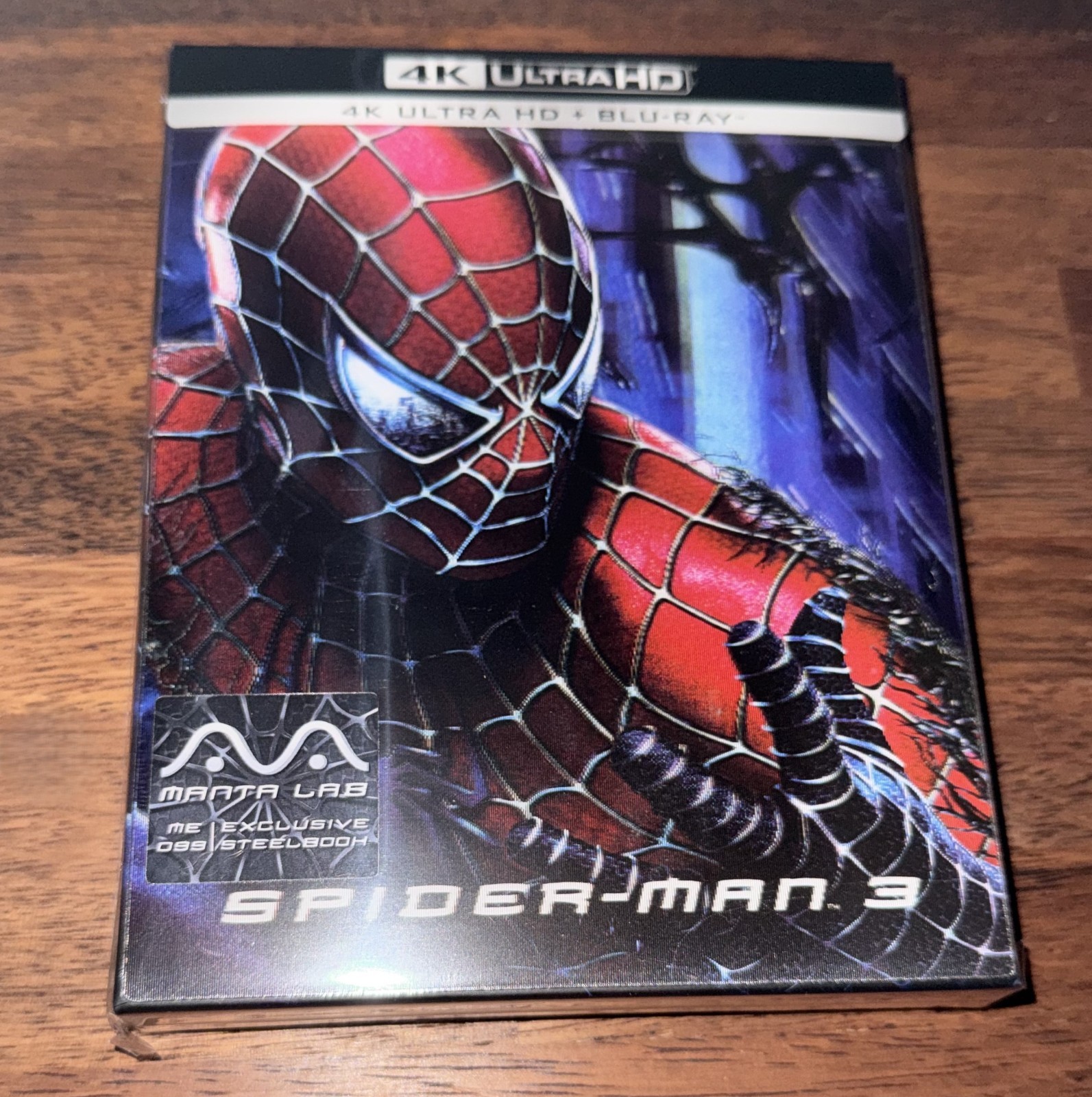 Manta lab Spider-Man 3 4k  Steelbook Double Lenticular Full Slip-B New Sealed