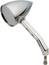 Joker Machine View Tech V Billet Mirror - Smooth - Chrome - Left or Right 03-011