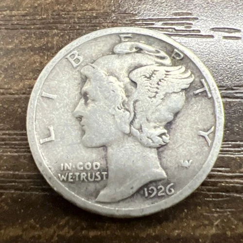 1926 MERCURY SILVER DIME ACTUAL COIN Get More Today & Save Shop Here Buy Here