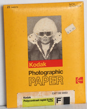 Kodak Professional Polycontrast II RC B&W F 5x7 25 sheets. SEALED VINTAGE!