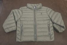 Polo Ralph Lauren Jacket Youth 3 Puffer Lightweight Green unisex size 3