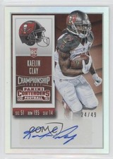 2015 Contenders Rookie Championship Ticket 24/49 Kaelin Clay (Base) Auto 0c2
