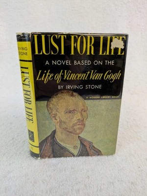 Irving Stone LUST FOR LIFE 1939 Modern Library #11 HC/DJ VAN GOGH Novel