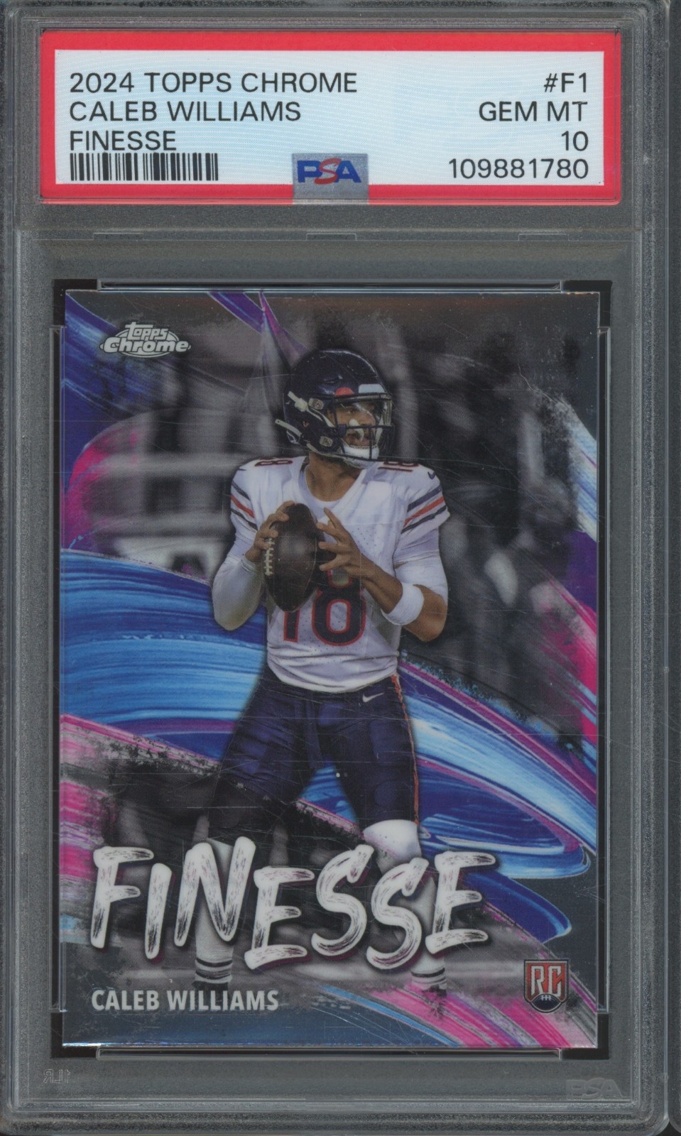 Caleb Williams Topps Chrome Finesse #F1 Base
